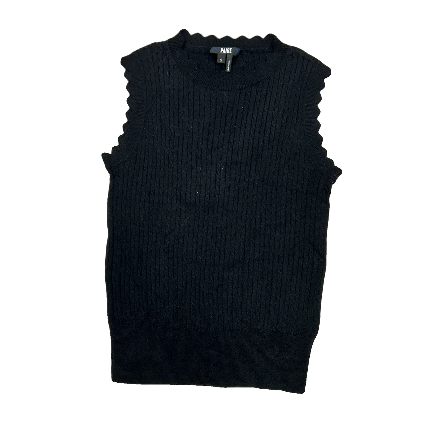 Top Sleeveless By Paige In Black, Size: S