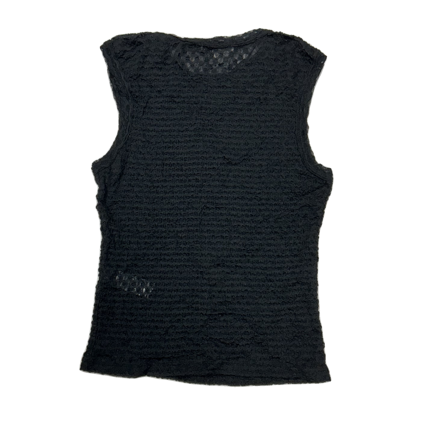 Top Sleeveless By Frame In Black, Size: M