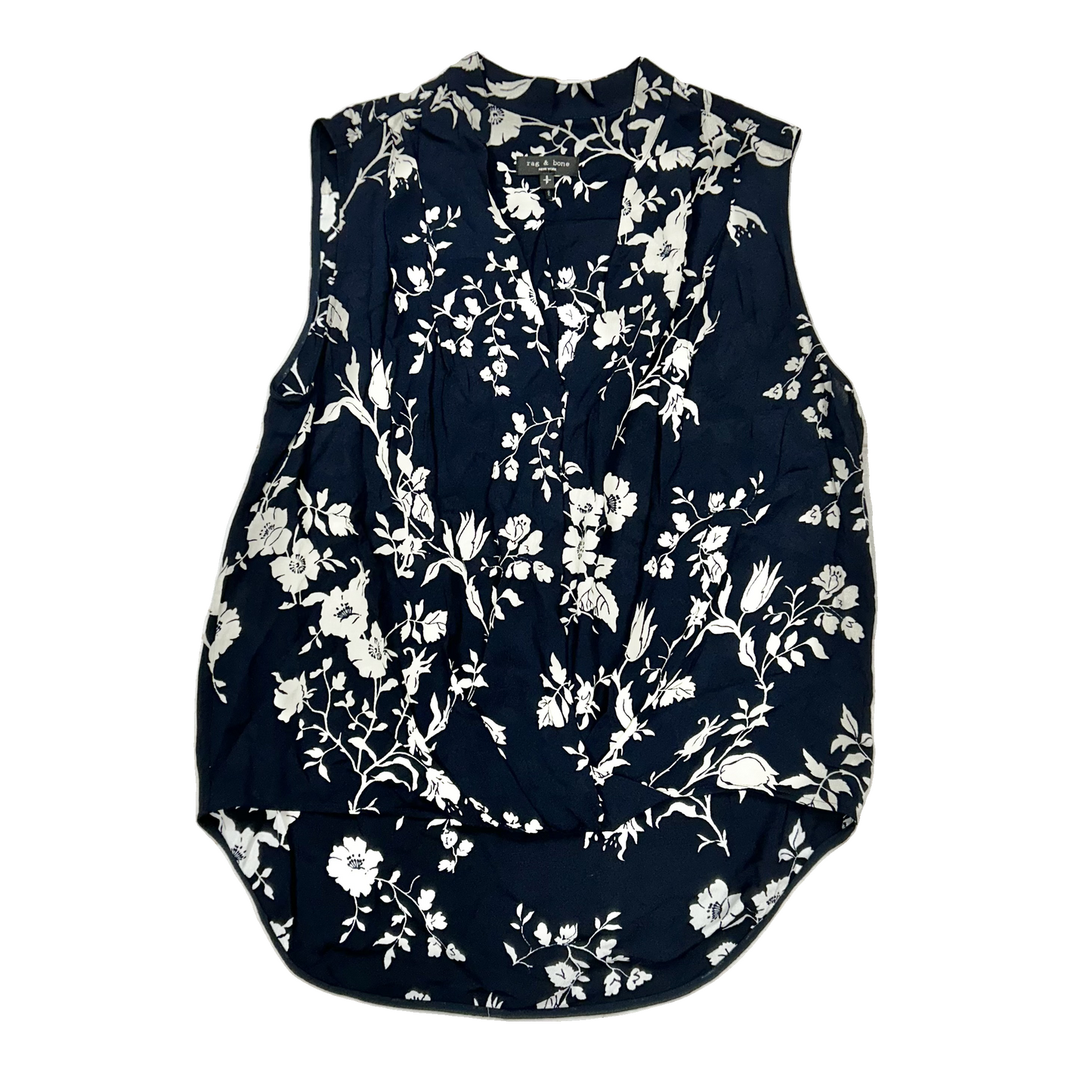 Top Short Sleeve By Rag And Bone In Navy, Size: S