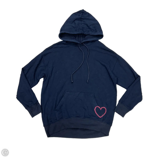 Sweatshirt Hoodie By Sundry In Navy, Size: S