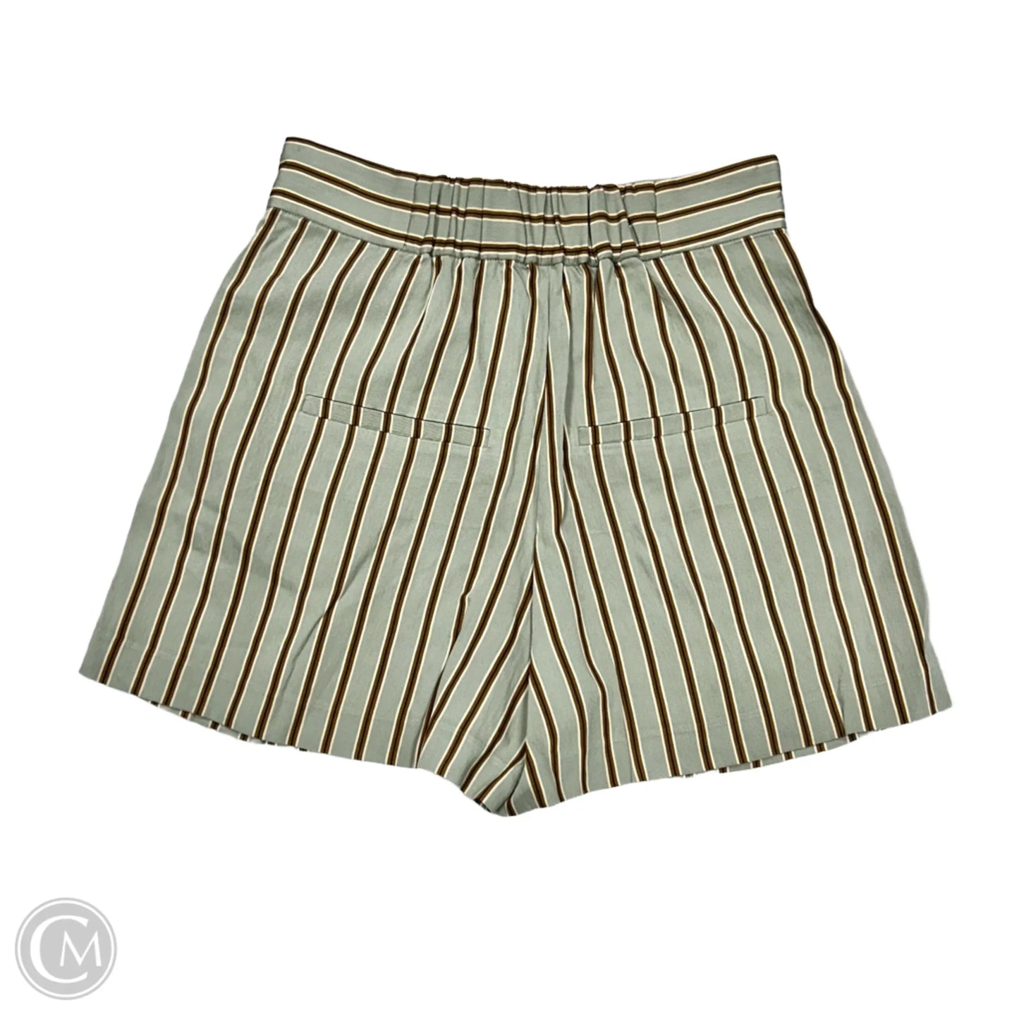 Shorts By Veronica Beard In Green & Tan, Size: 2