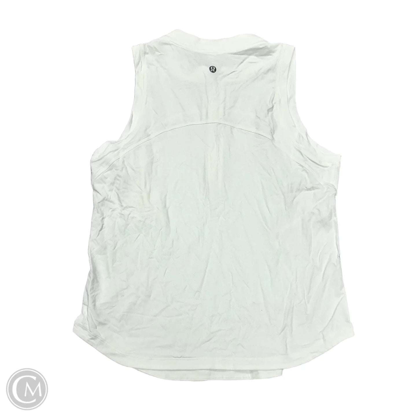 Athletic Tank Top By Lululemon In White, Size: M