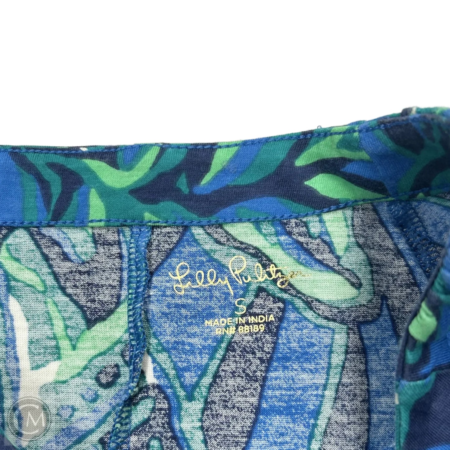 Dress Designer By Lilly Pulitzer In Blue & Green, Size: S