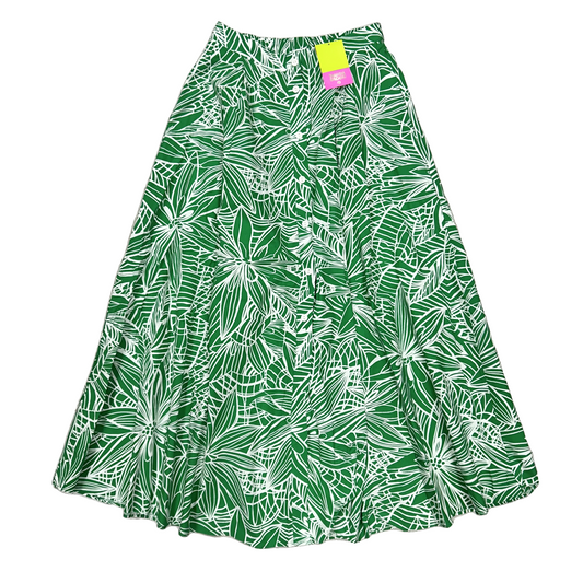 Skirt Maxi By Target-designer In Green & White, Size: S