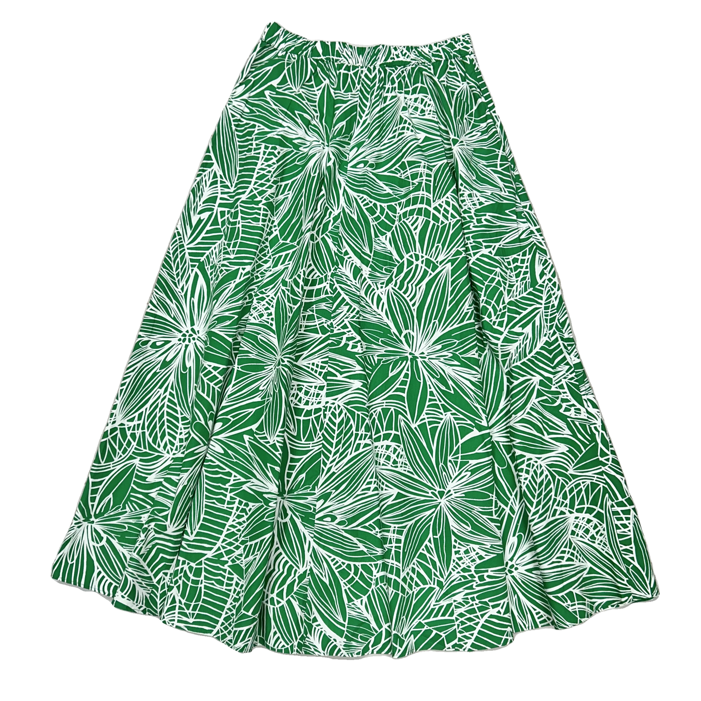 Skirt Maxi By Target-designer In Green & White, Size: S