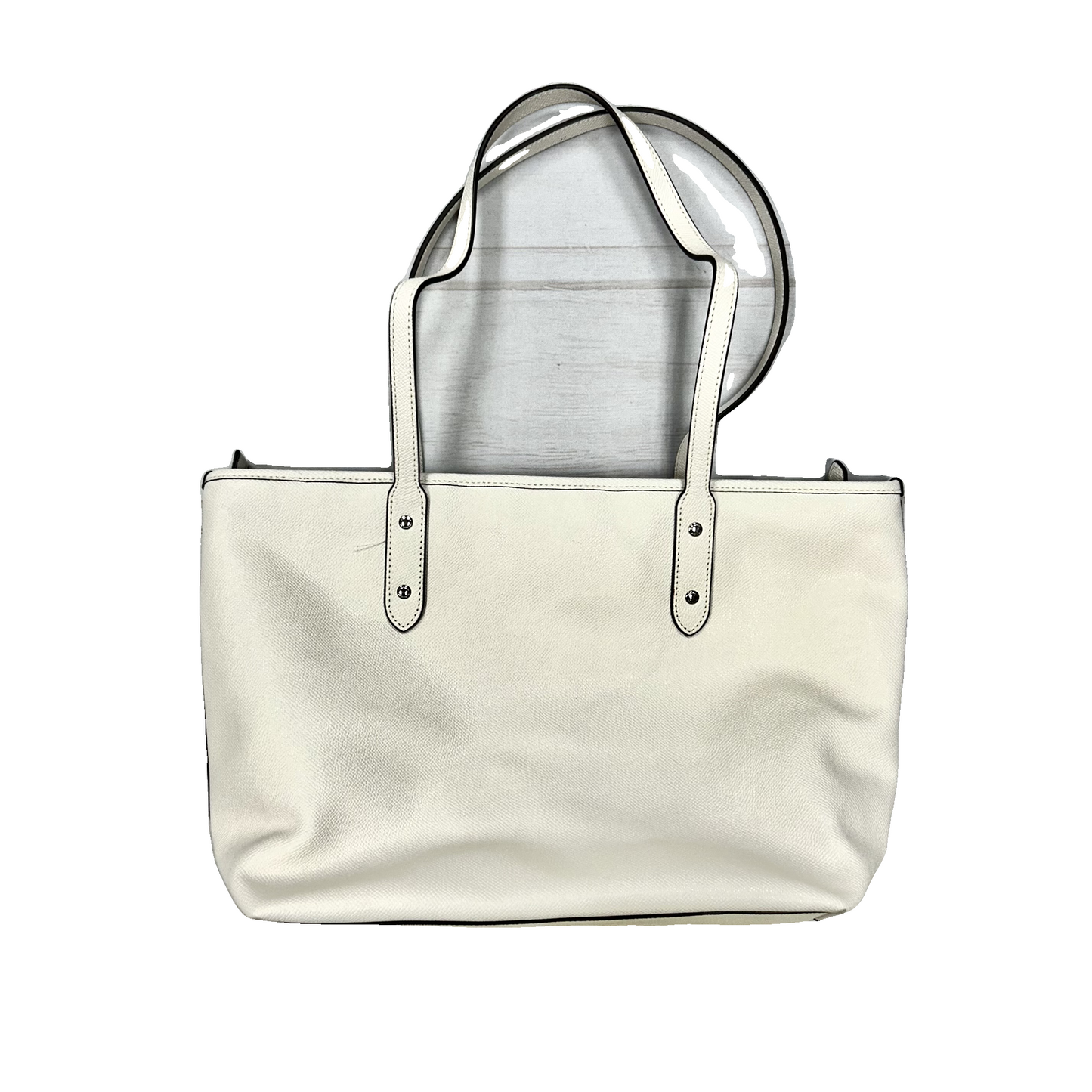 Tote Designer By Coach, Size: Medium