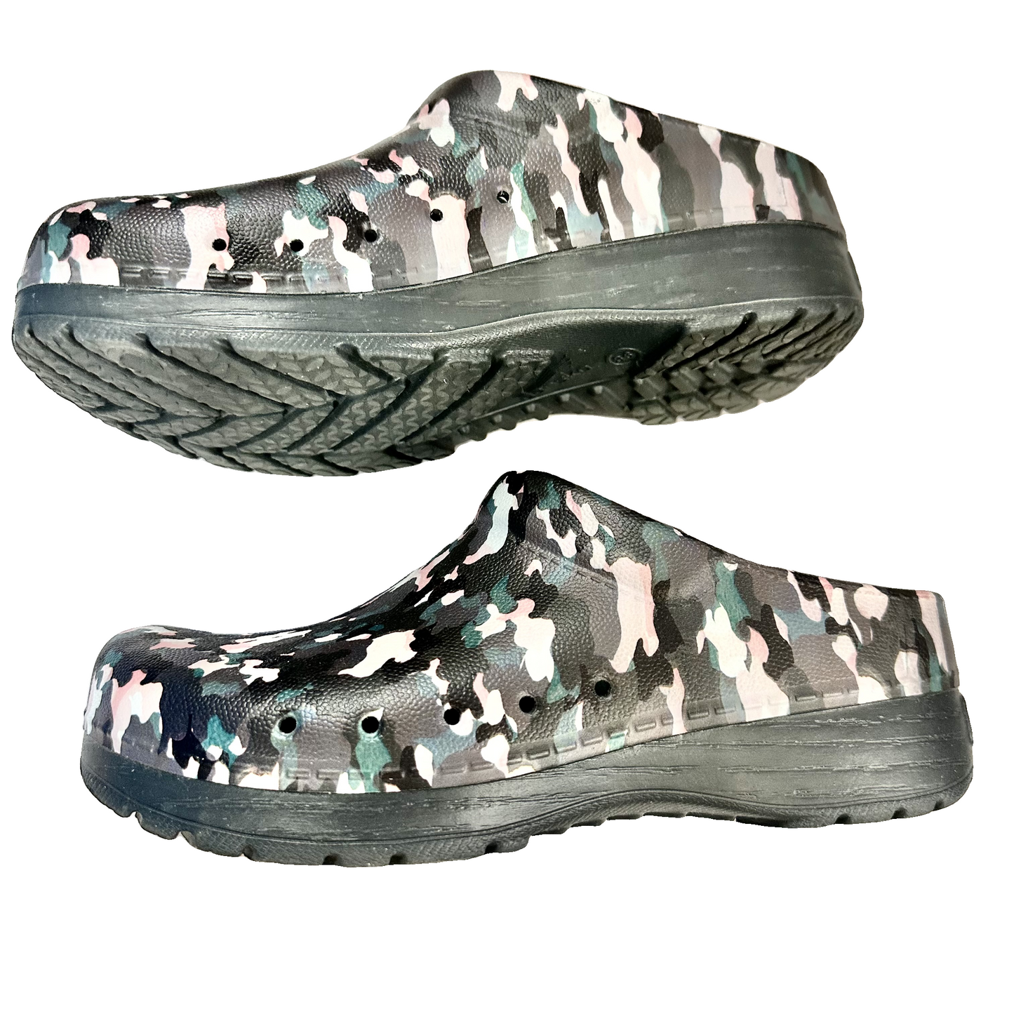 Shoes Flats By Dansko In Grey & Pink, Size: 6