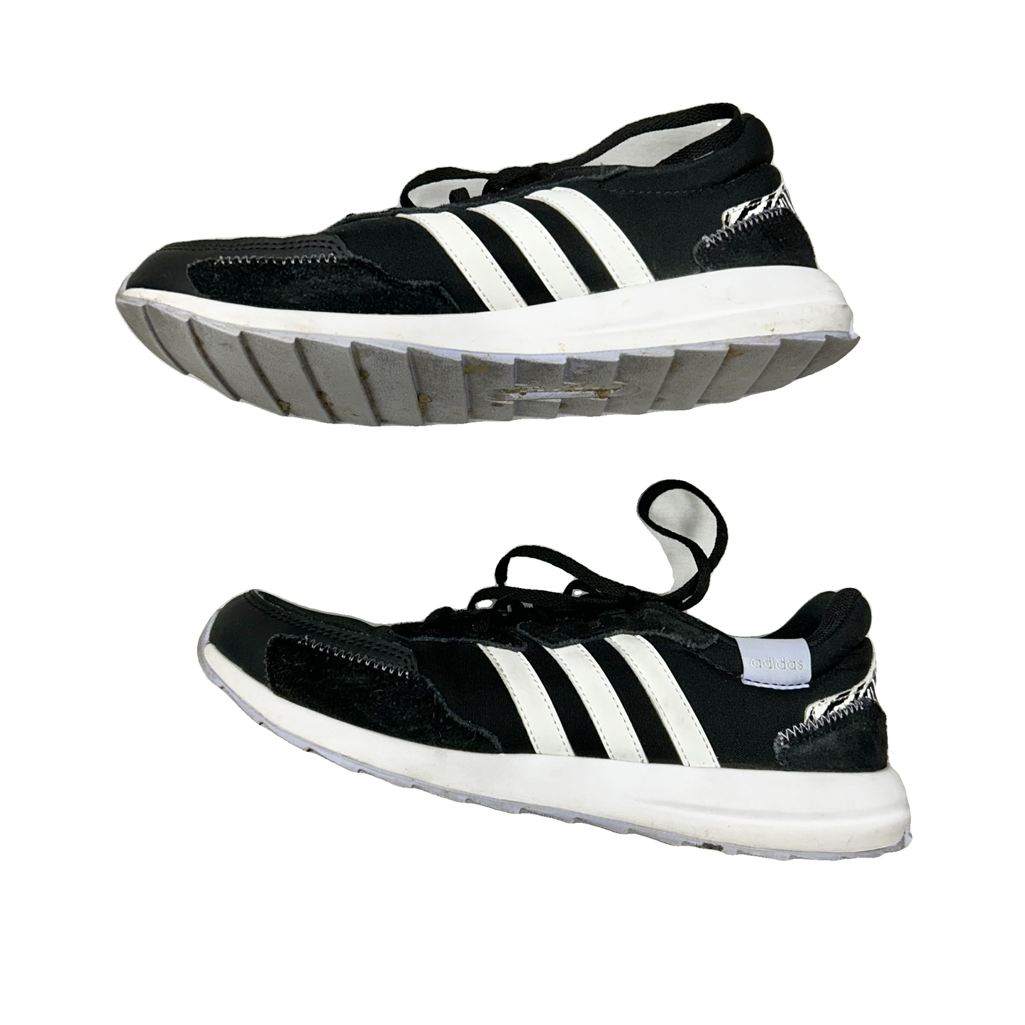 Shoes Athletic By Adidas In Black & White, Size: 7.5