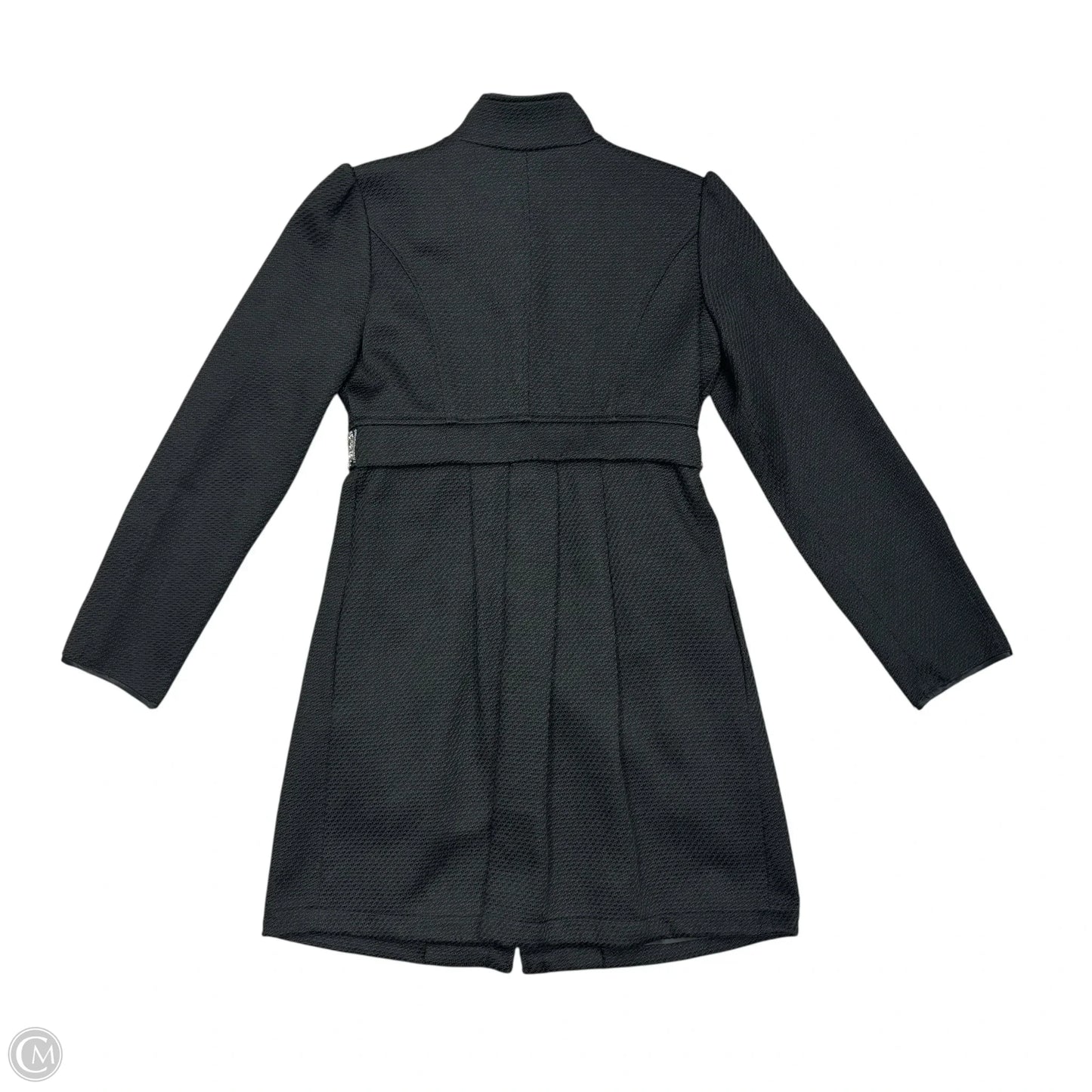 Coat Peacoat By Ccc Couture In Black & Silver, Size: Xs