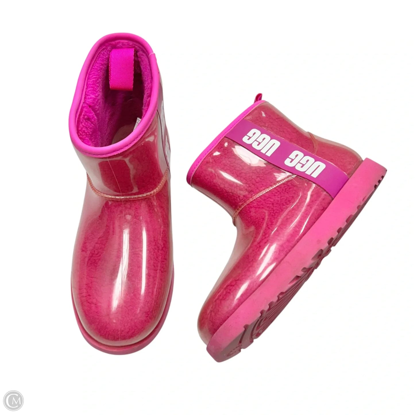 Boots Designer By Ugg In Pink, Size: 9