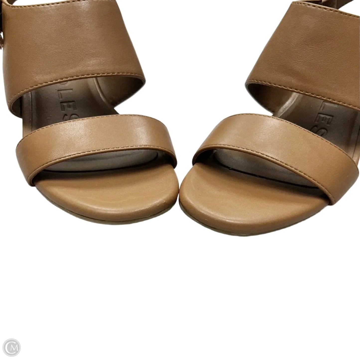 Sandals Heels Wedge By Aerosoles In Brown, Size: 6