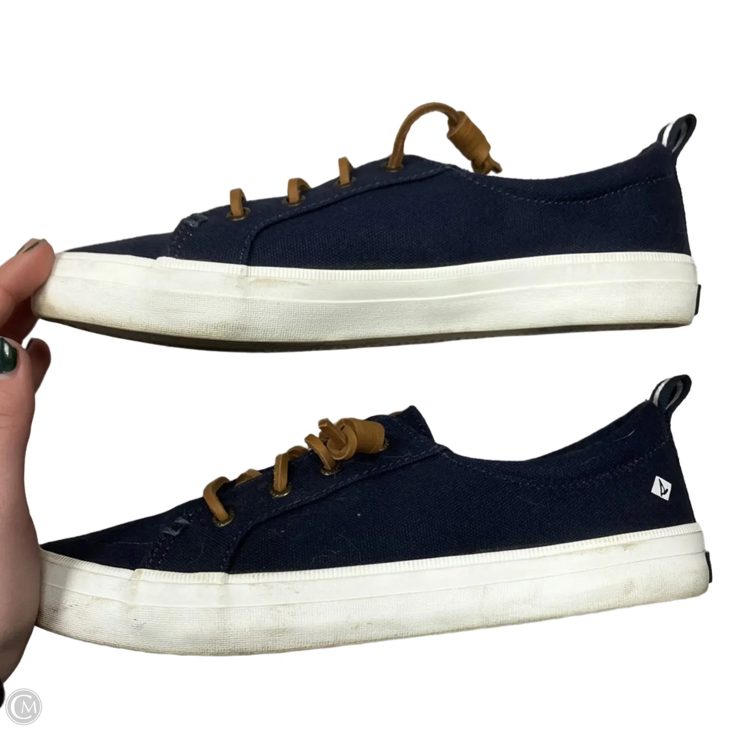 Shoes Sneakers By Sperry In Navy, Size: 8