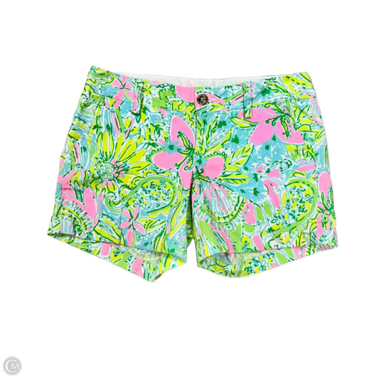 Shorts Designer By Lilly Pulitzer In Blue & Pink, Size: 4