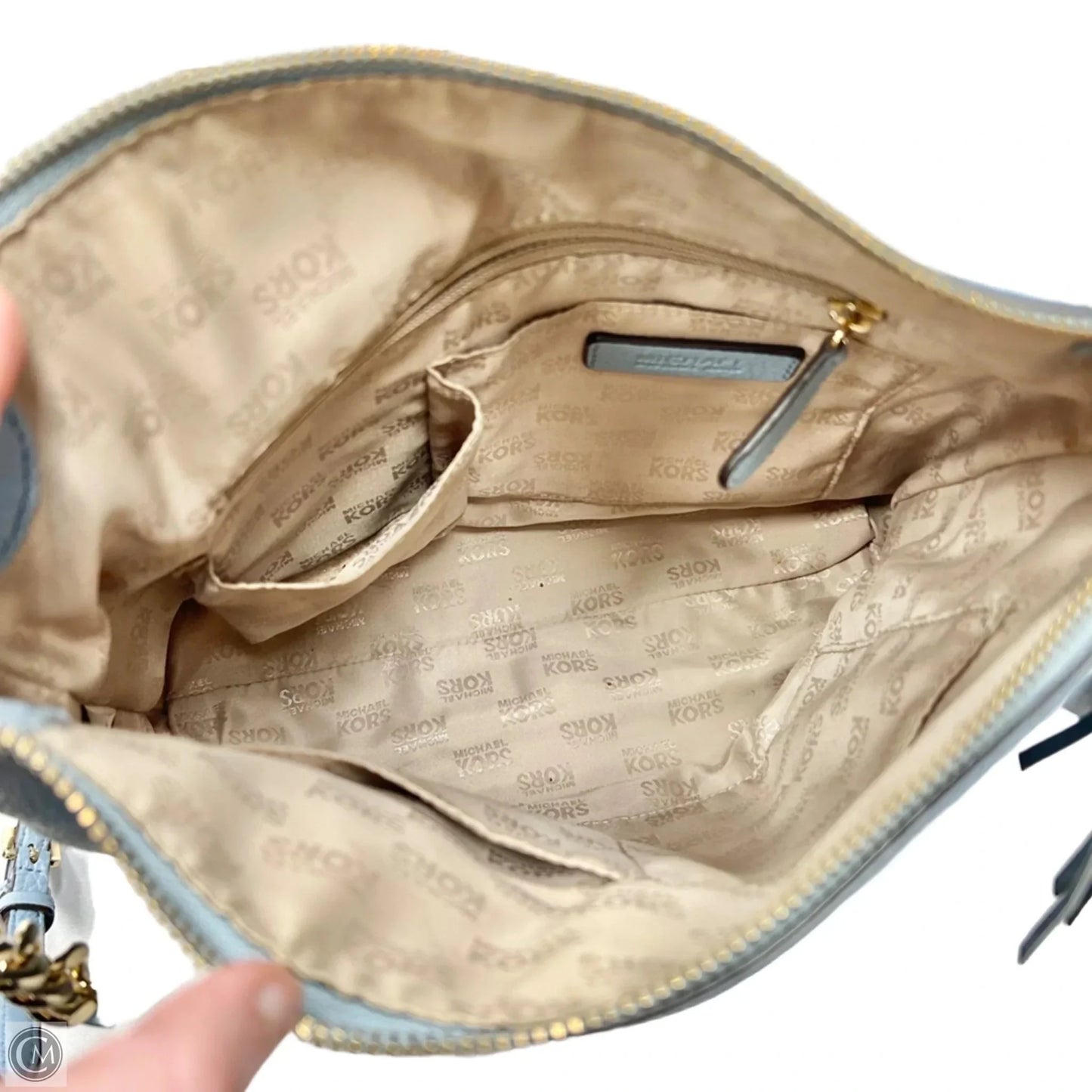 Crossbody Designer By Michael Kors, Size: Medium