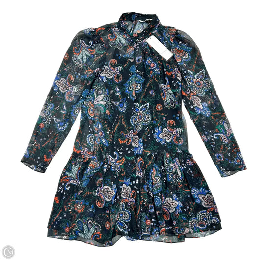 Dress Casual Short By Veronica Beard In Black & Blue, Size: M