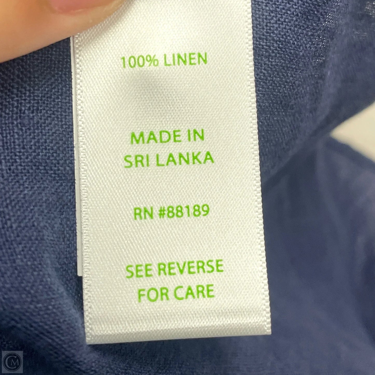 Top Sleeveless Designer By Lilly Pulitzer In Navy, Size: S