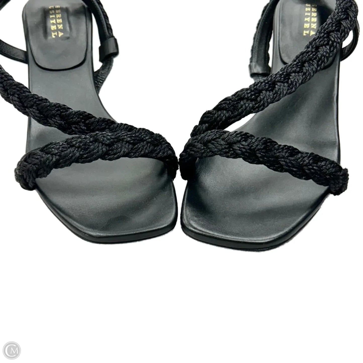 Sandals Heels Block By Serena Uziyel In Black, Size: 8.5