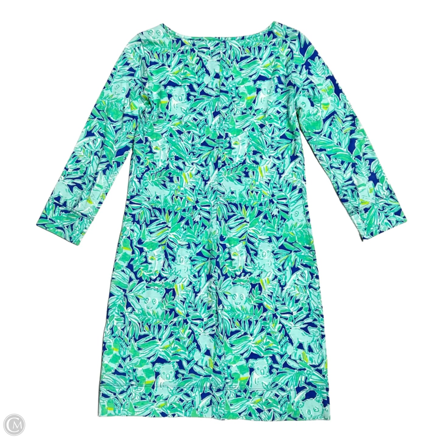 Dress Designer By Lilly Pulitzer In Blue & Green, Size: Xs