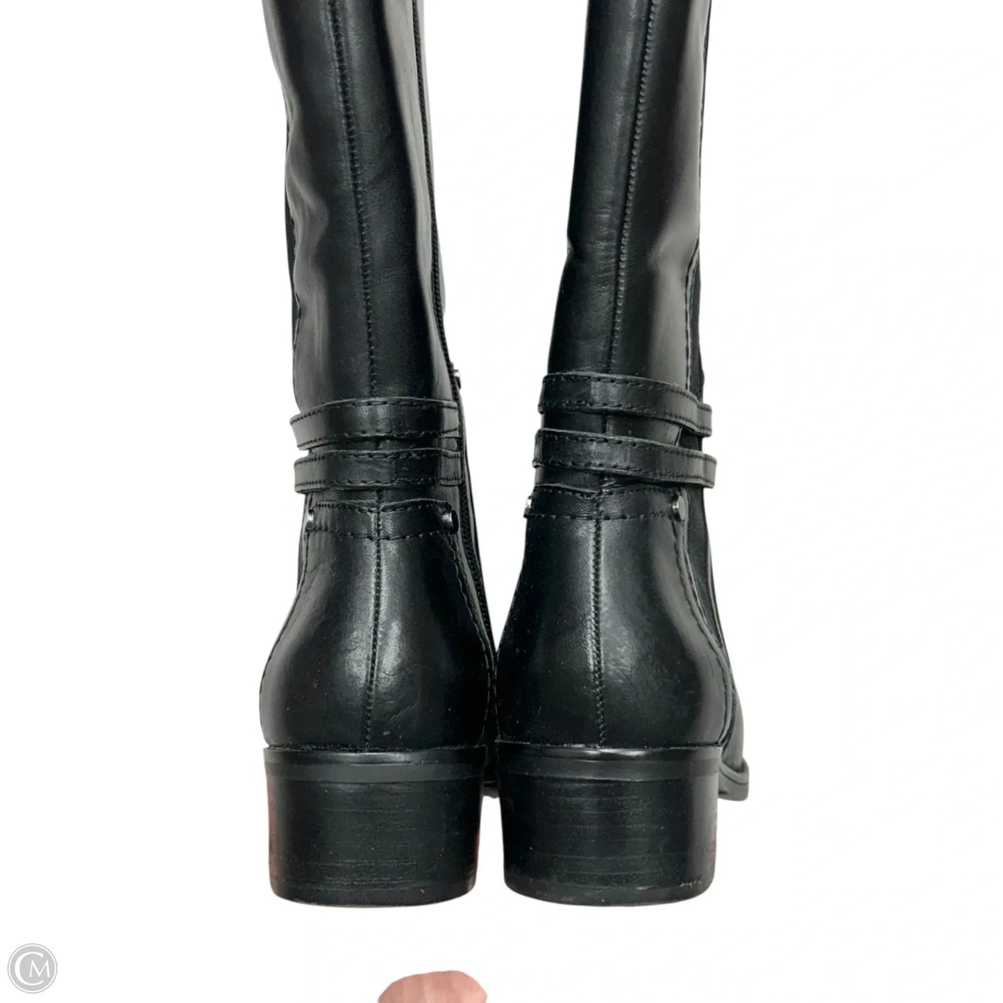 Boots Knee Flats By Franco Sarto In Black, Size: 5.5