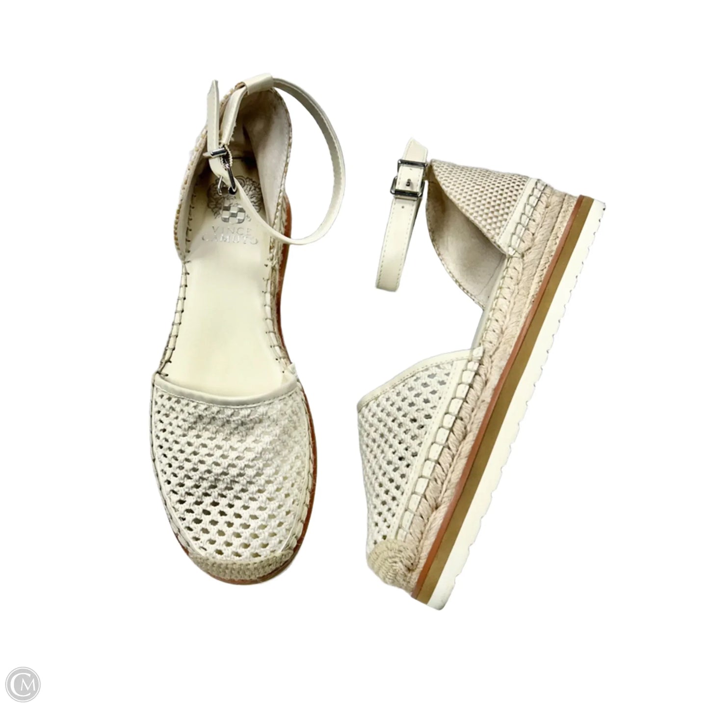 Sandals Flats By Vince Camuto In Cream, Size: 7.5