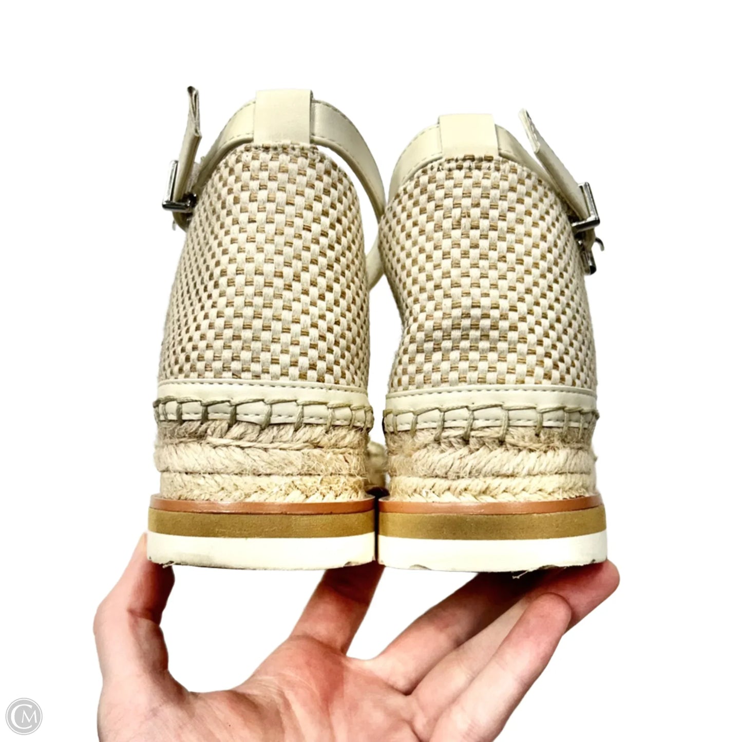 Sandals Flats By Vince Camuto In Cream, Size: 7.5