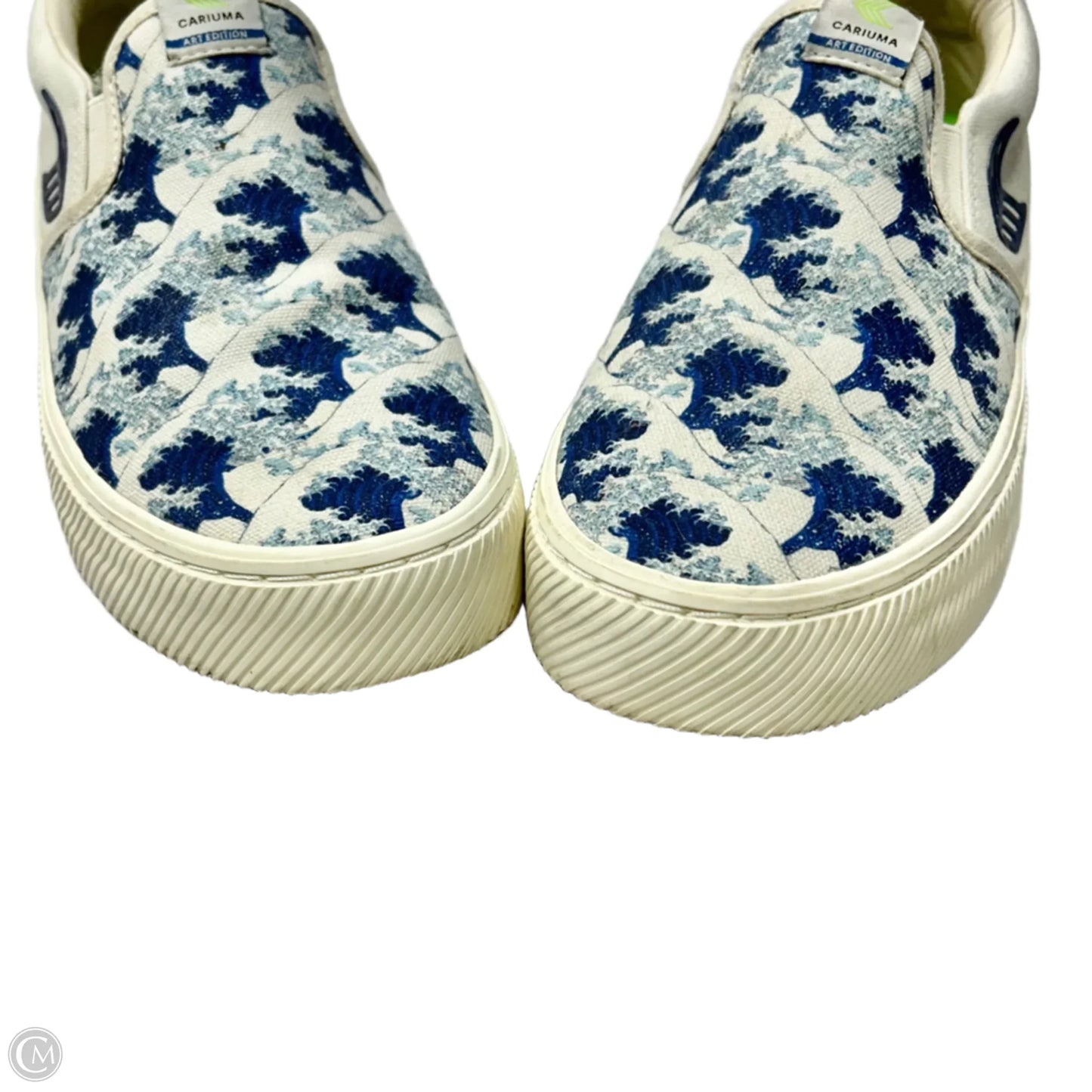 Shoes Sneakers By Cariuma In Blue & White, Size: 8.5