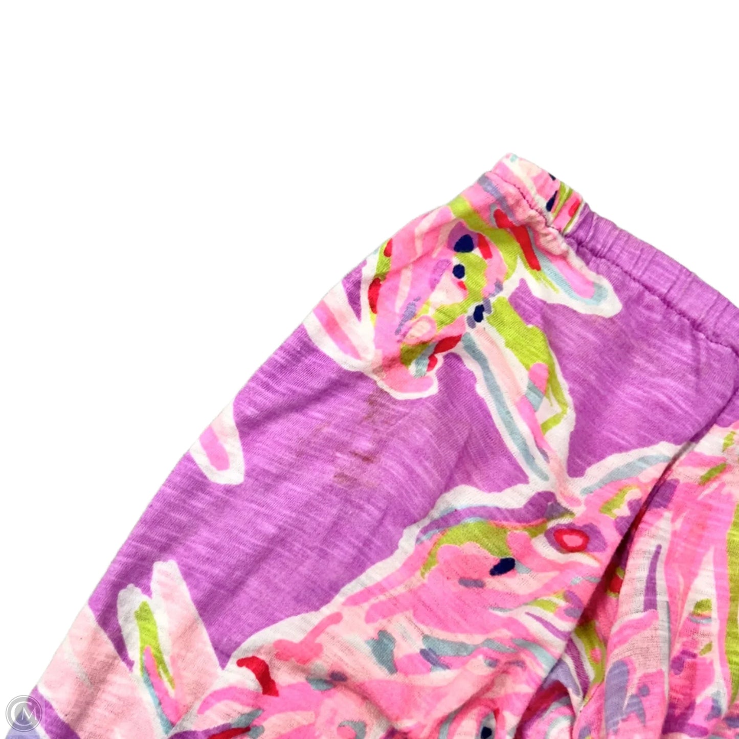 Top Long Sleeve Designer By Lilly Pulitzer In Pink & Purple, Size: S