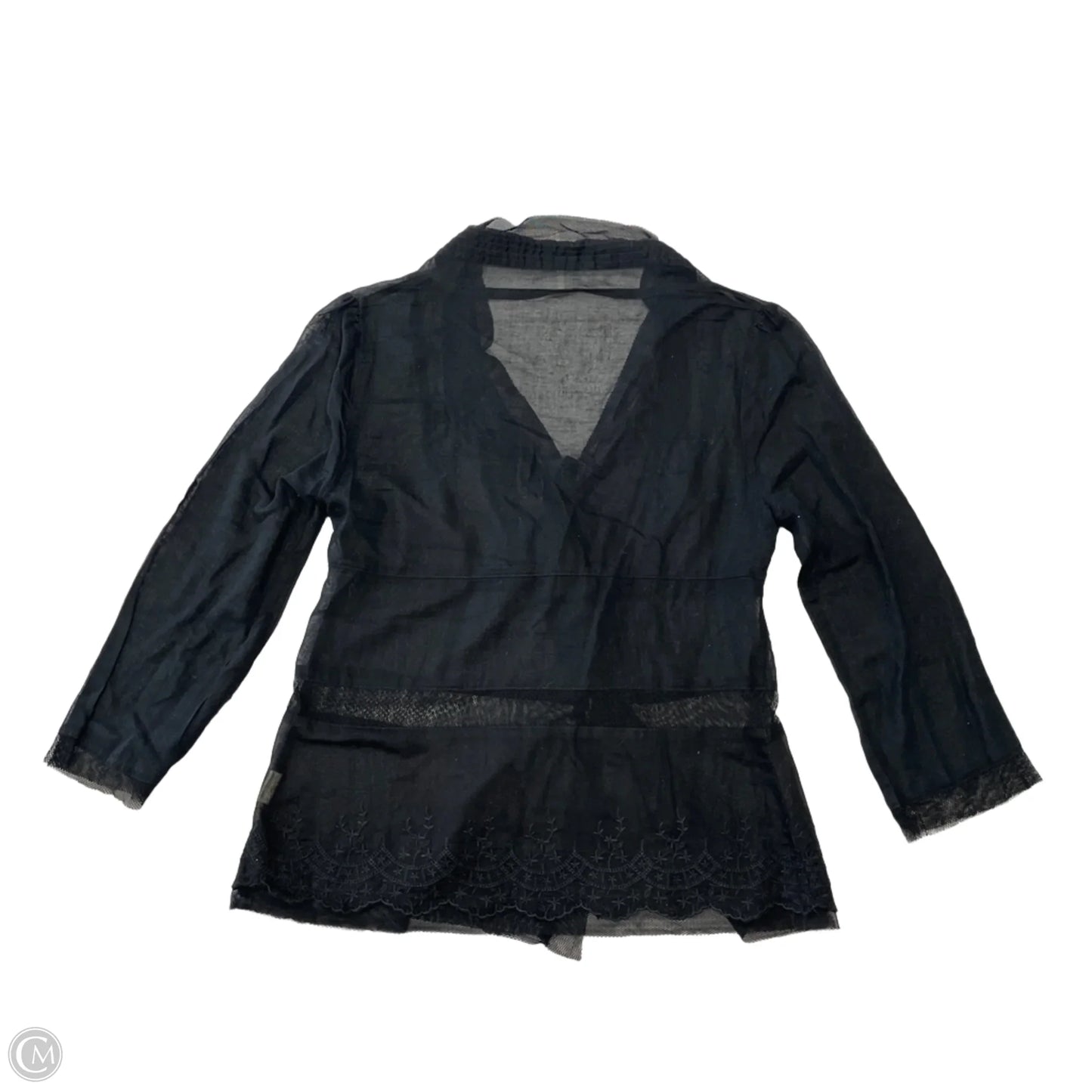 Top Long Sleeve By Free People In Black, Size: S