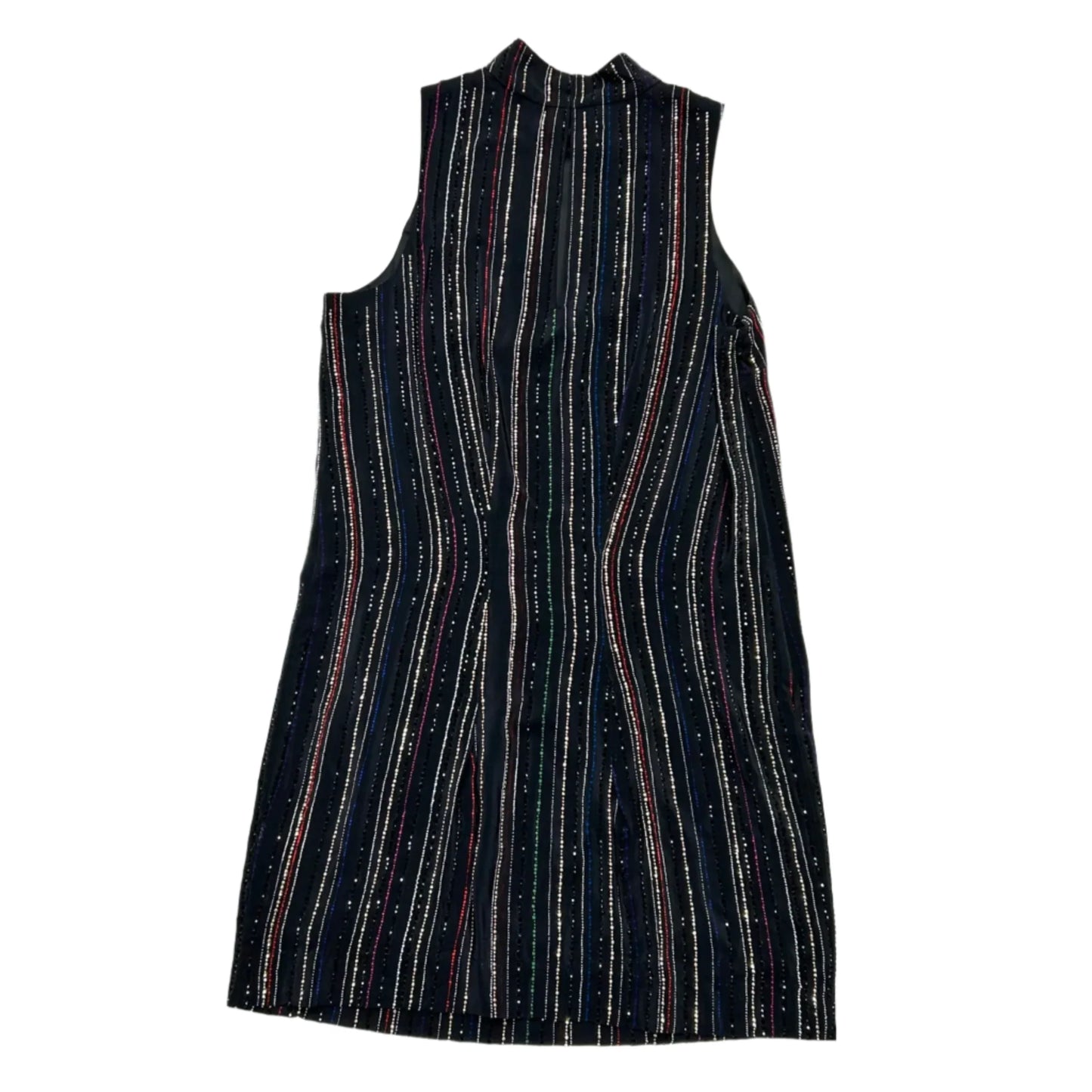 Dress Party Short By Trina Turk In Black & Gold, Size: S