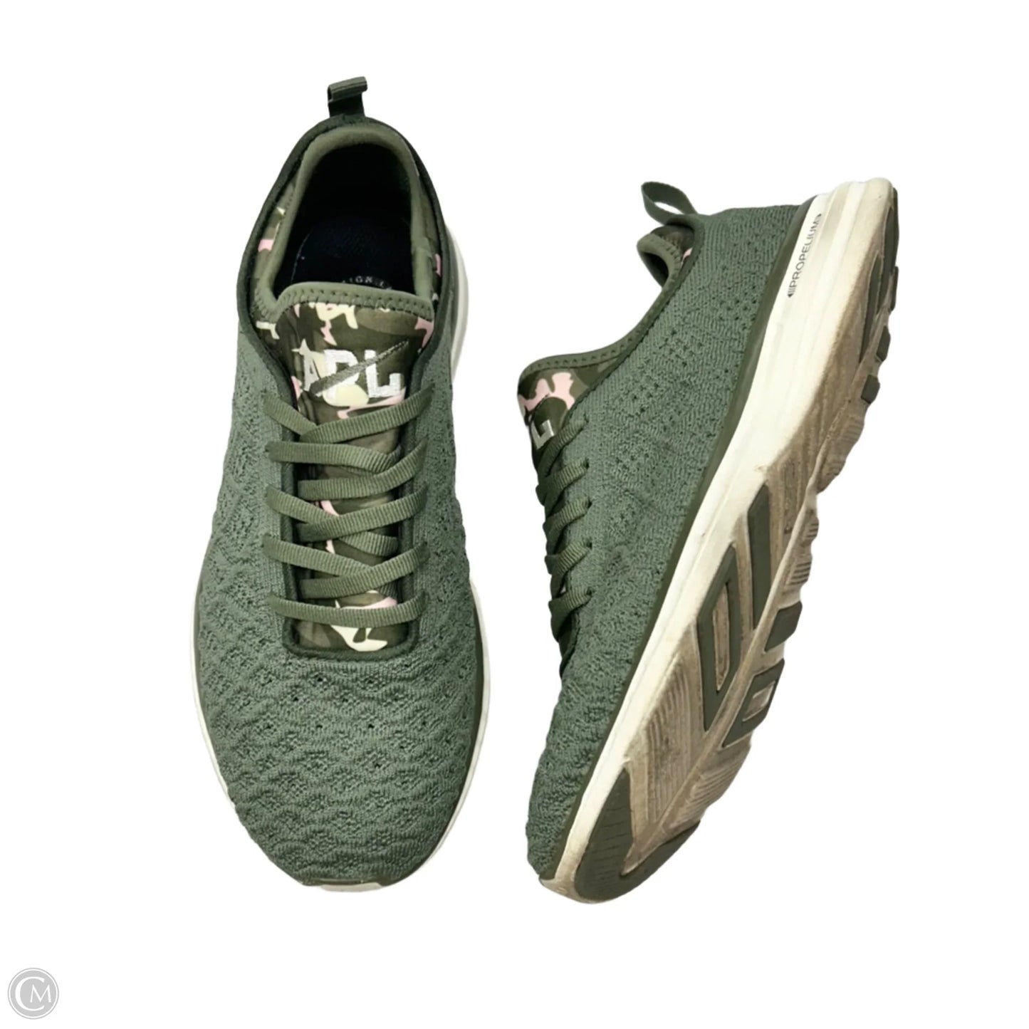Shoes Athletic By Apl In Green, Size: 8