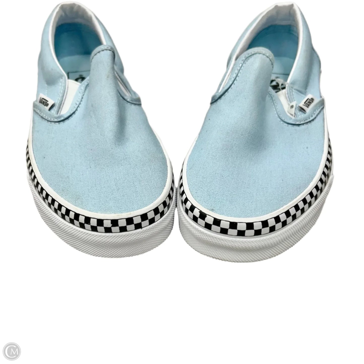 Shoes Sneakers By Vans In Blue & White, Size: 6