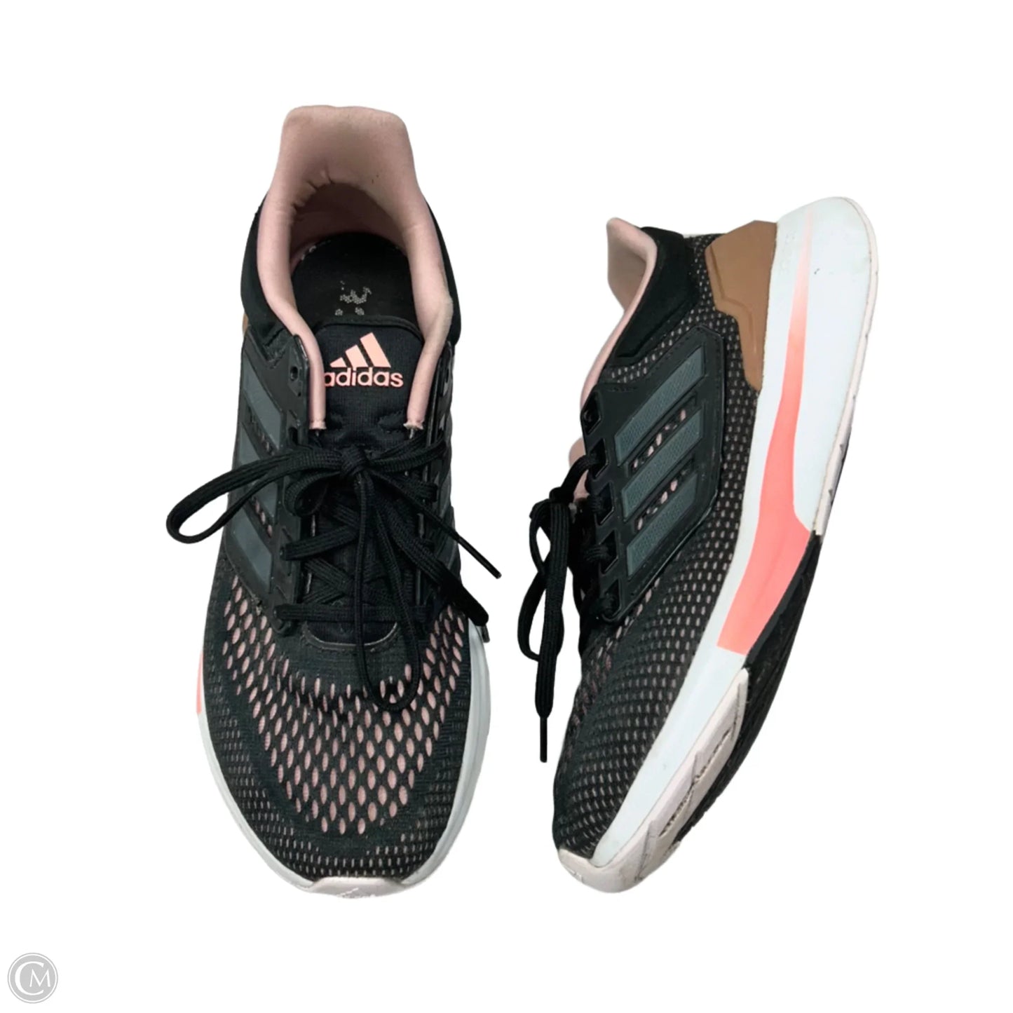 Shoes Athletic By Adidas In Black & Pink, Size: 10