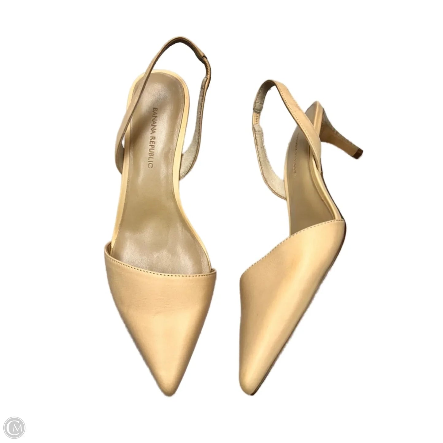 Shoes Heels Kitten By Banana Republic In Peach, Size: 7.5