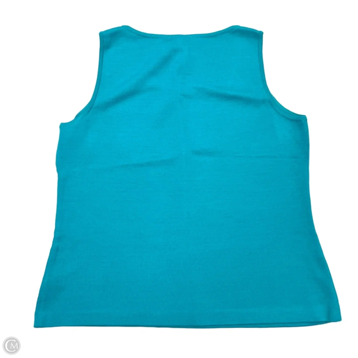Tank Top Designer By St. John In Teal, Size: L