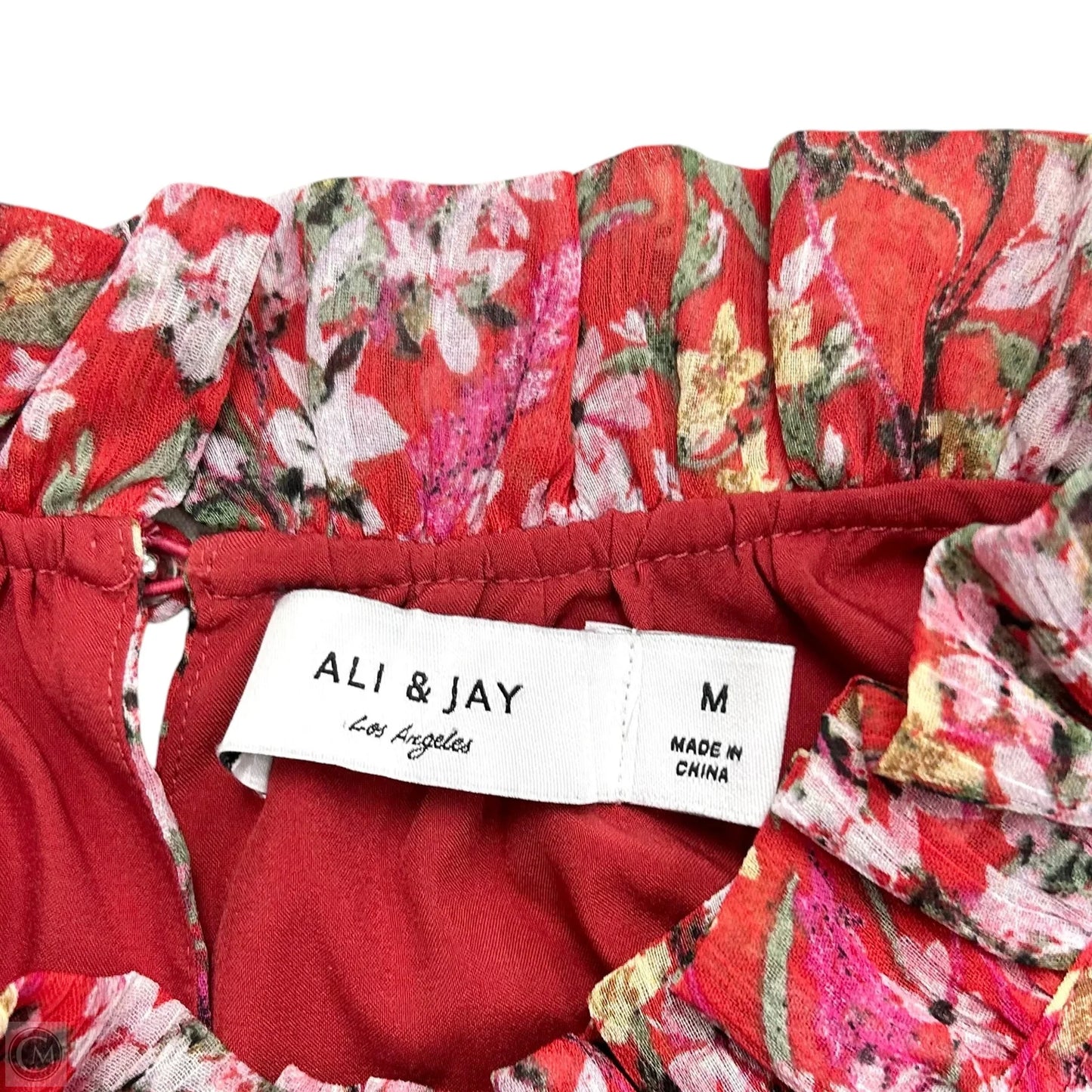 Jumpsuit By Ali And Jay In Red & Yellow, Size: M
