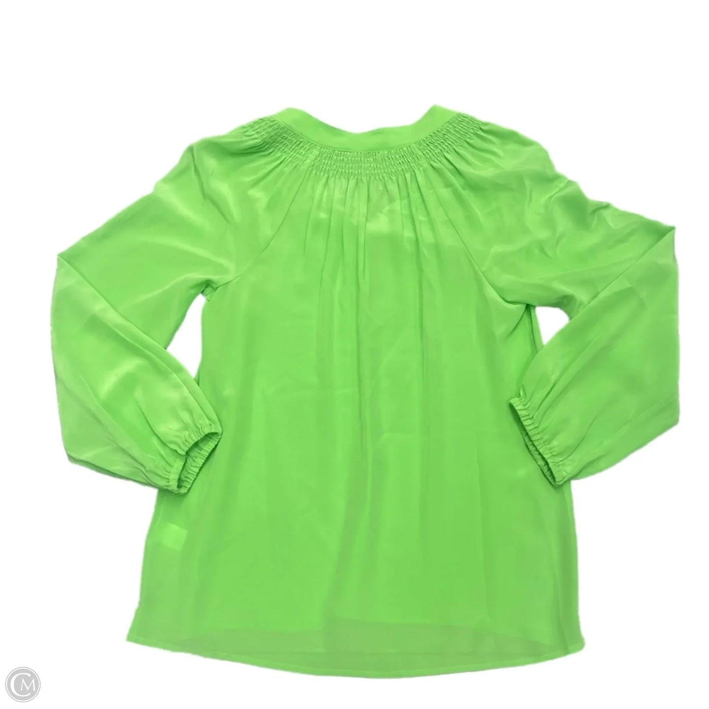 Top Long Sleeve Designer By Lilly Pulitzer In Green, Size: S