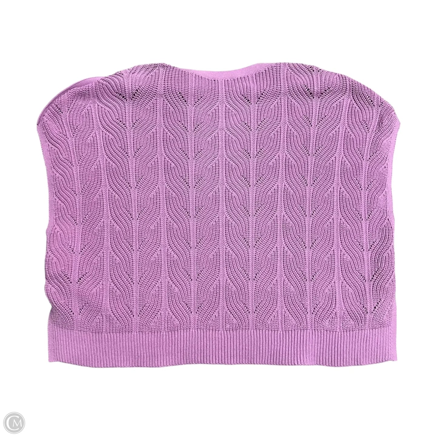 Sweater Short Sleeve By Talbots In Purple