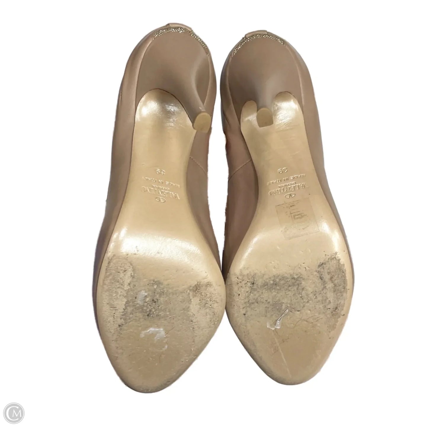 Shoes Luxury Designer By Valentino-garavani In Beige, Size: 8.5