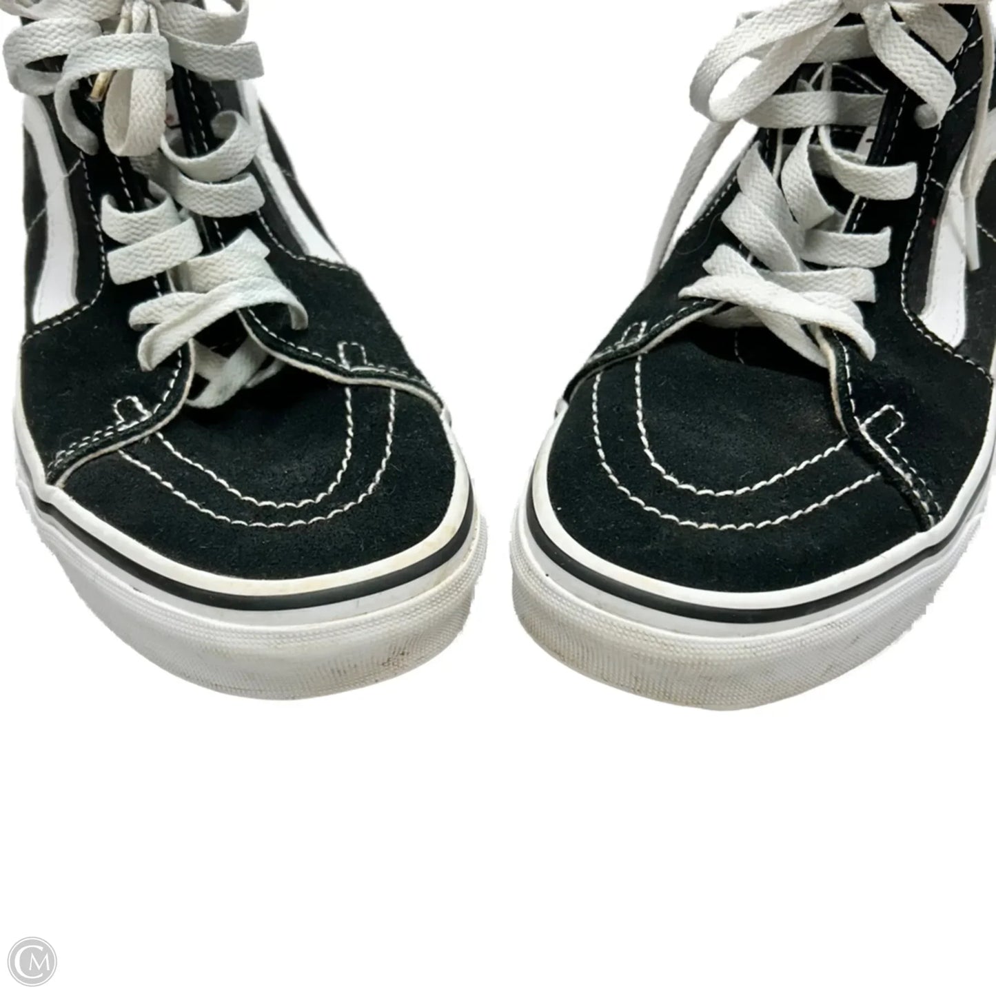 Shoes Sneakers By Vans In Black & White, Size: 8