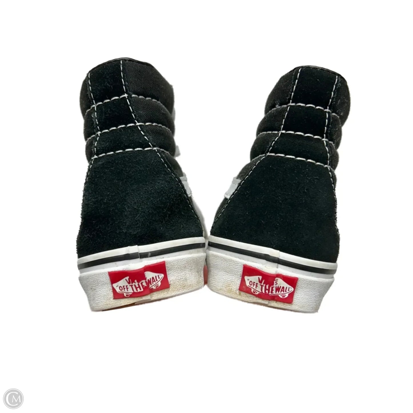 Shoes Sneakers By Vans In Black & White, Size: 8