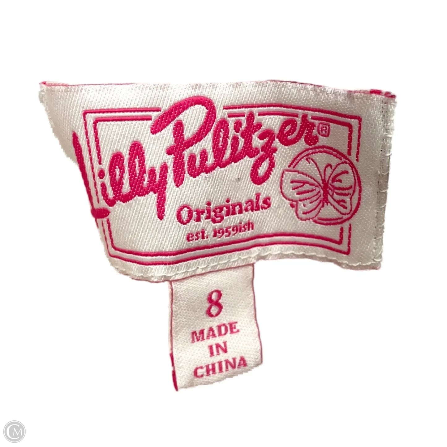 Dress Designer By Lilly Pulitzer In Orange & Pink, Size: M