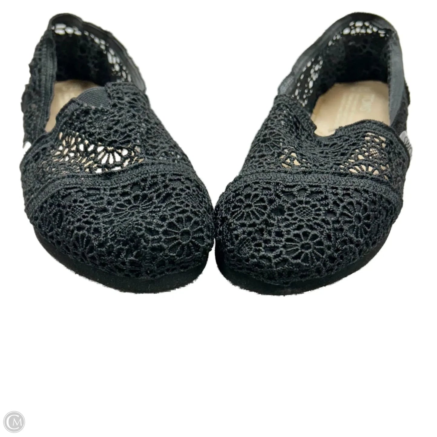 Shoes Flats By Toms In Black, Size: 7.5