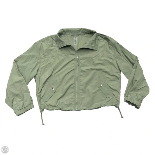 Athletic Jacket By Lou And Grey In Green, Size: L
