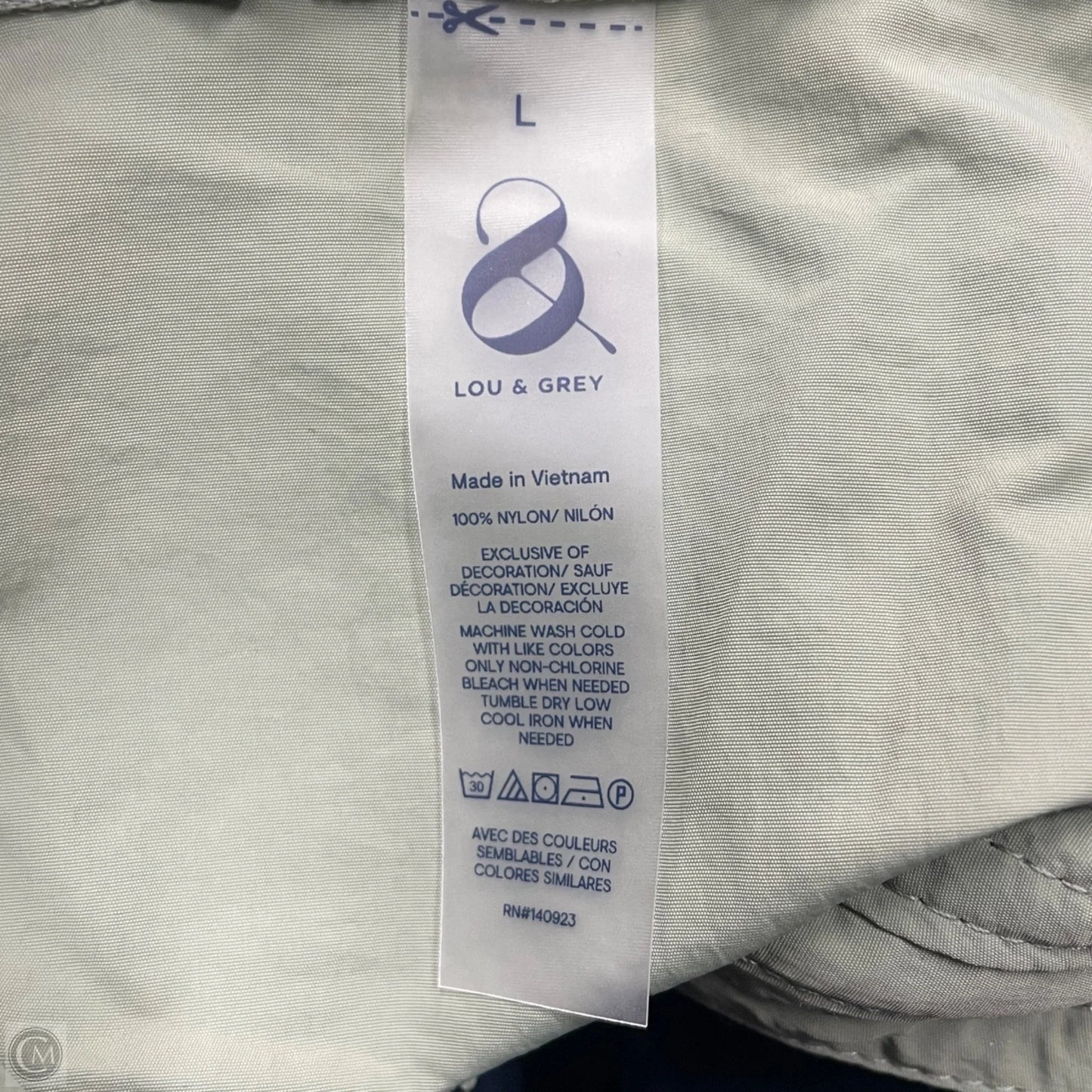 Athletic Jacket By Lou And Grey In Green, Size: L