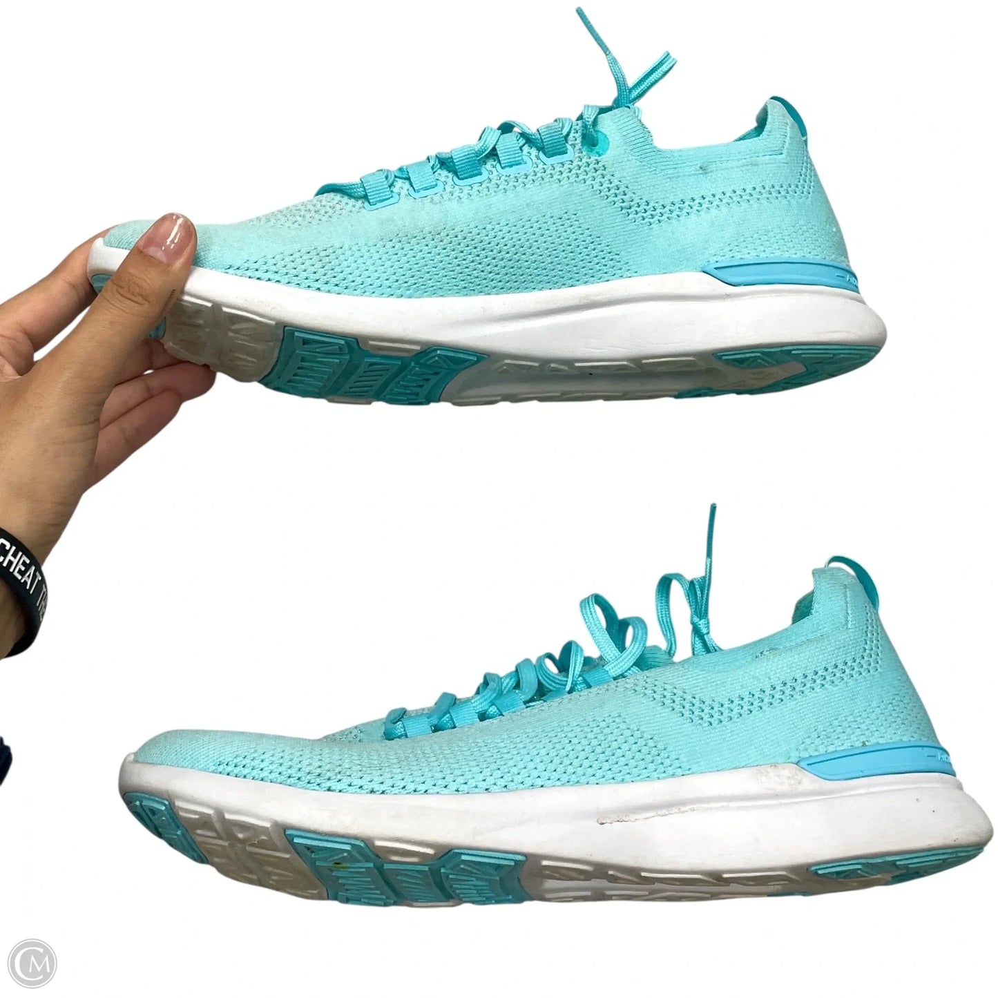 Shoes Athletic By Apl In Blue, Size: 10.5