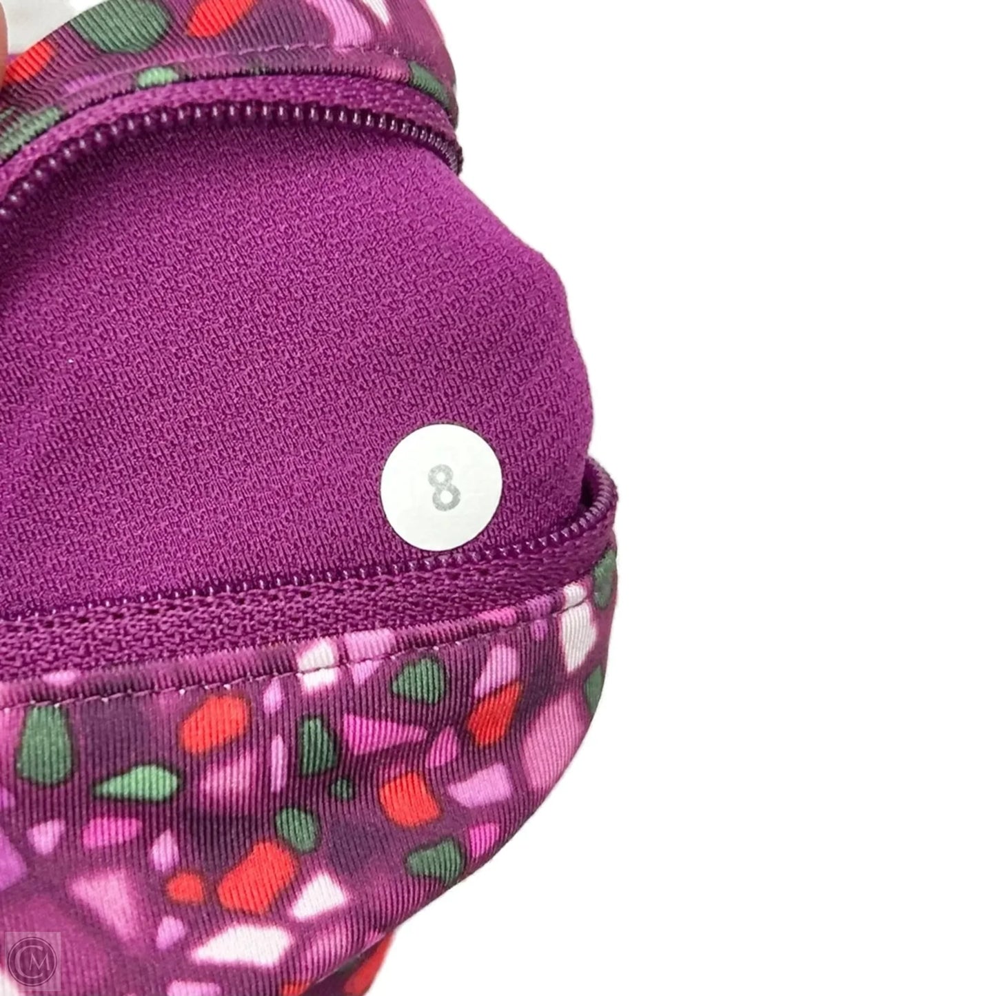 Athletic Leggings Capris By Lululemon In Purple & Red, Size: M