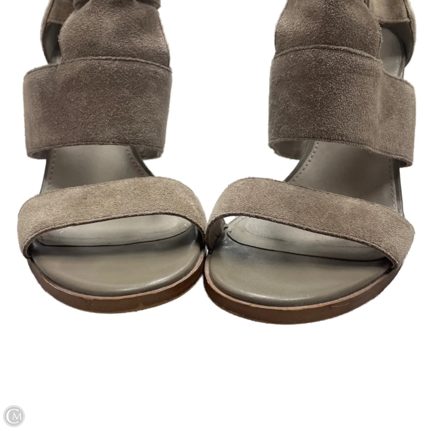 Sandals Heels Block By Hinge In Tan, Size: 6.5