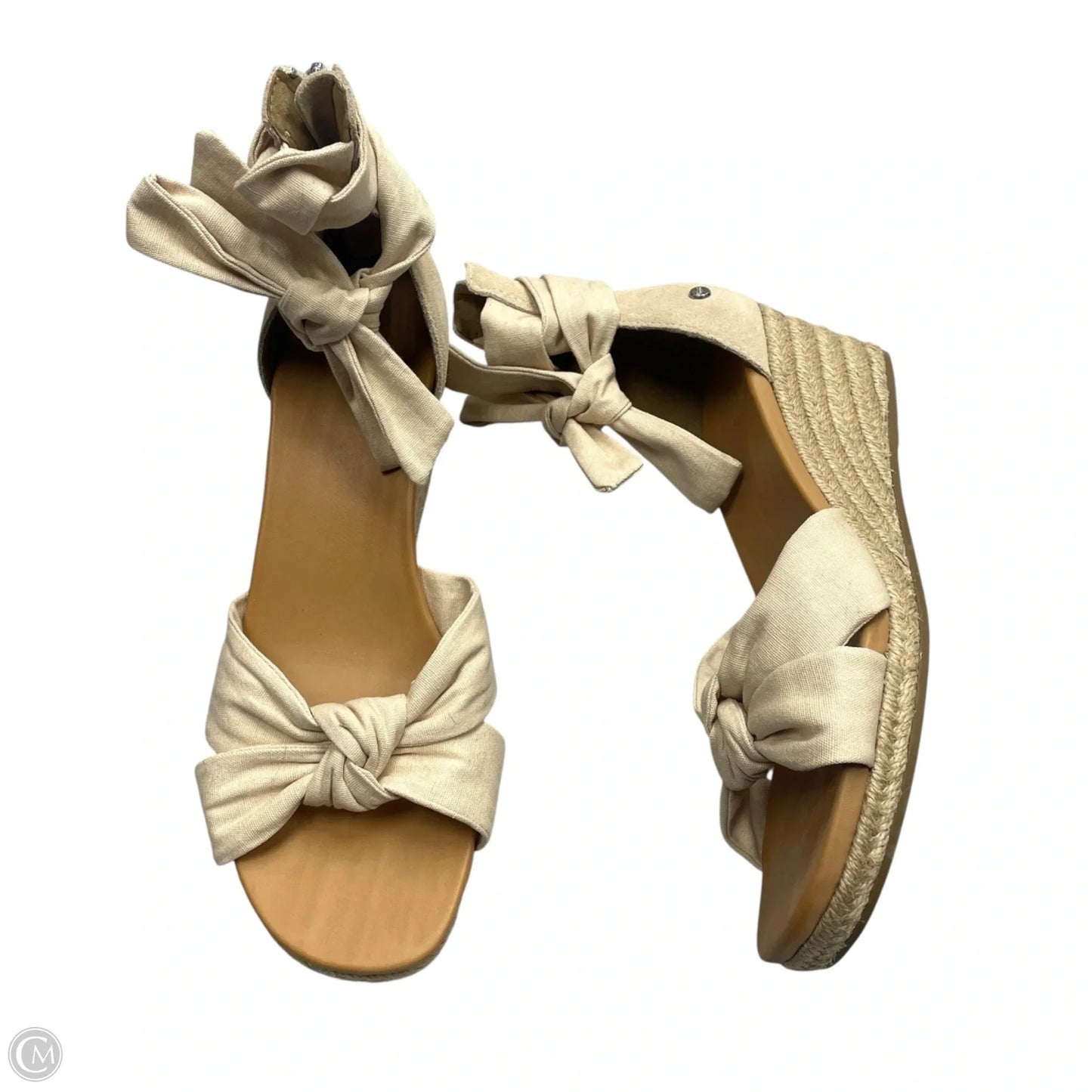 Sandals Designer By Ugg In Tan, Size: 10