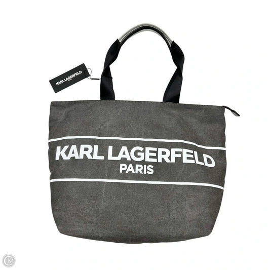 Tote Designer By Karl Lagerfeld, Size: Large
