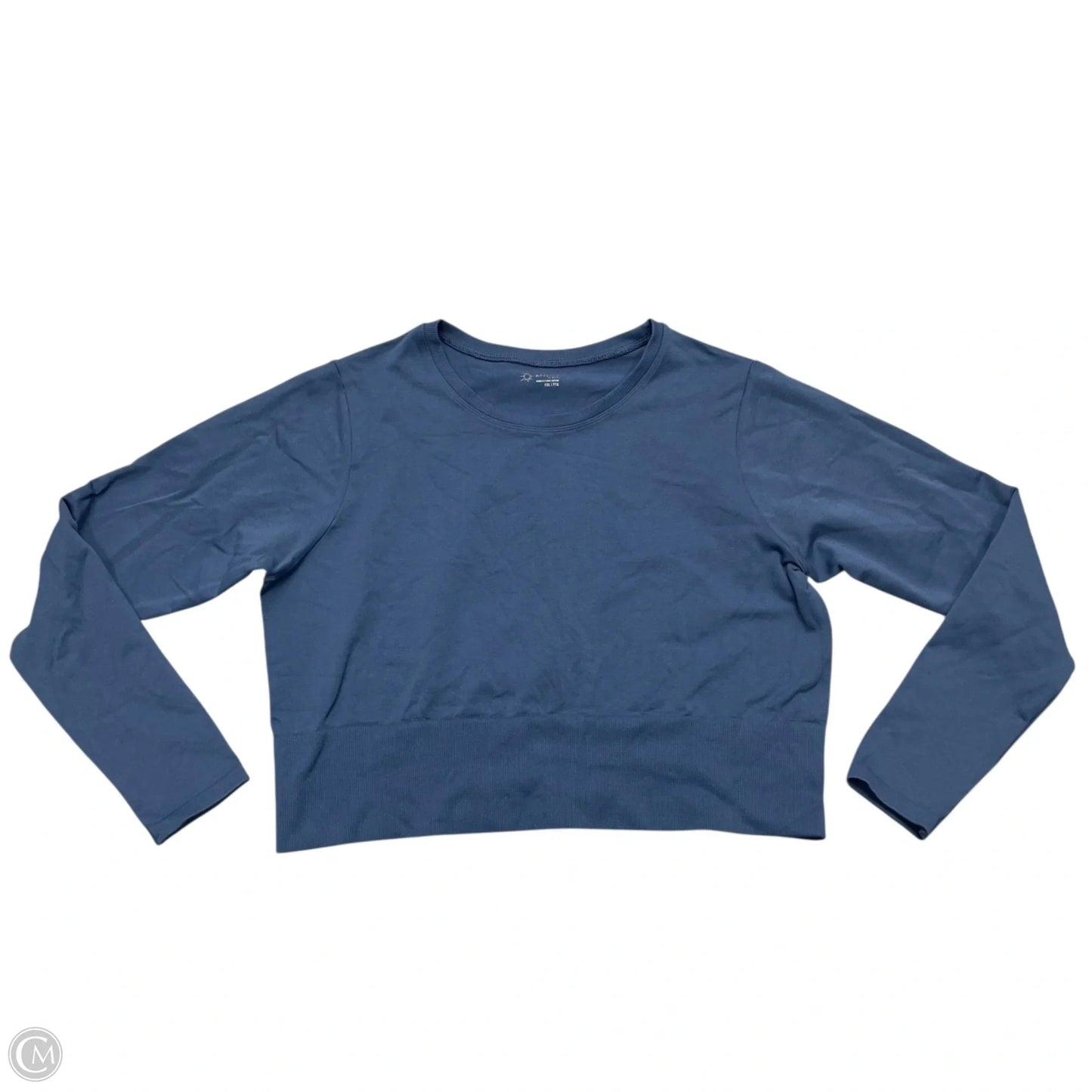 Athletic Top Long Sleeve Crewneck By Aerie In Blue, Size: Xxl